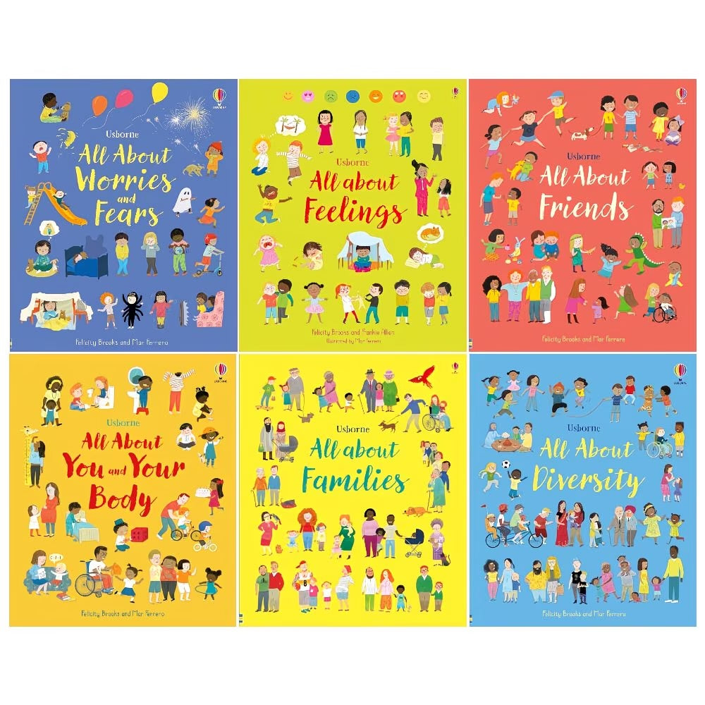 Usborne All About Feelings Set - 6 books