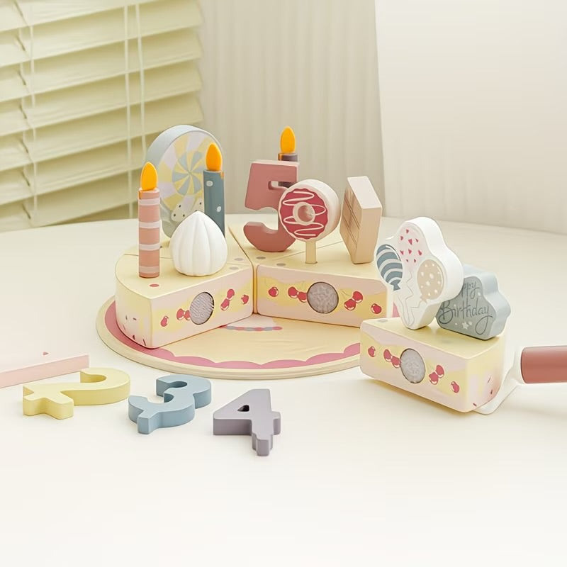 Birthday Cake Wooden Role Play Set