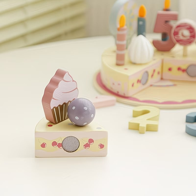 Birthday Cake Wooden Role Play Set