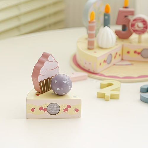 Birthday Cake Wooden Role Play Set
