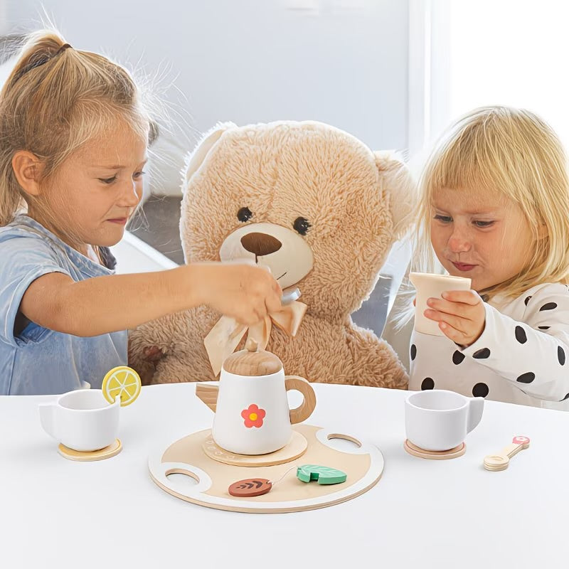 Tea and Coffee Wooden Role Play Set