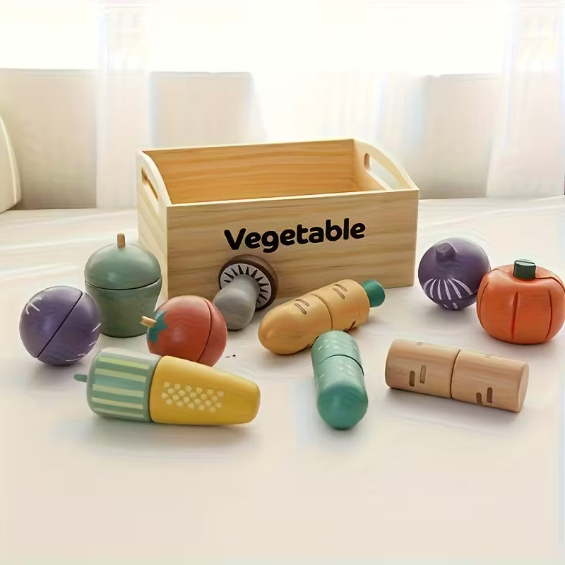 Vegetables Wooden Role Play Set