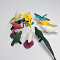 Exotic Birds Small World Play Set