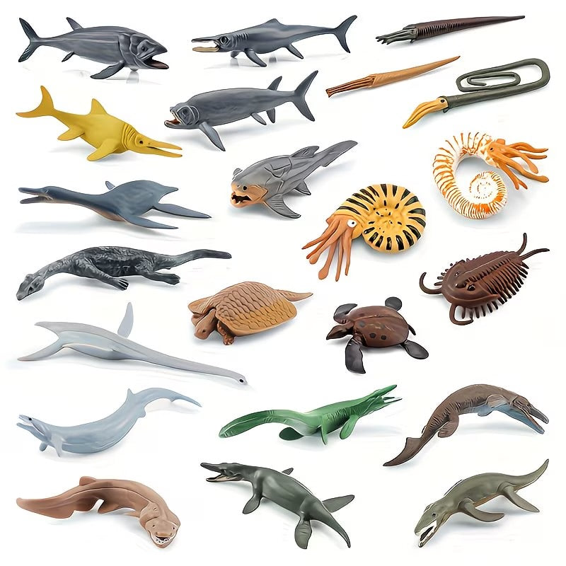 Ancient Marine Creatures Small World Play Set