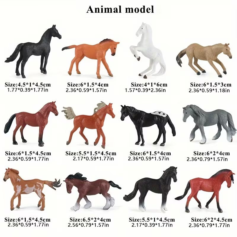 Horses Small World Play Set