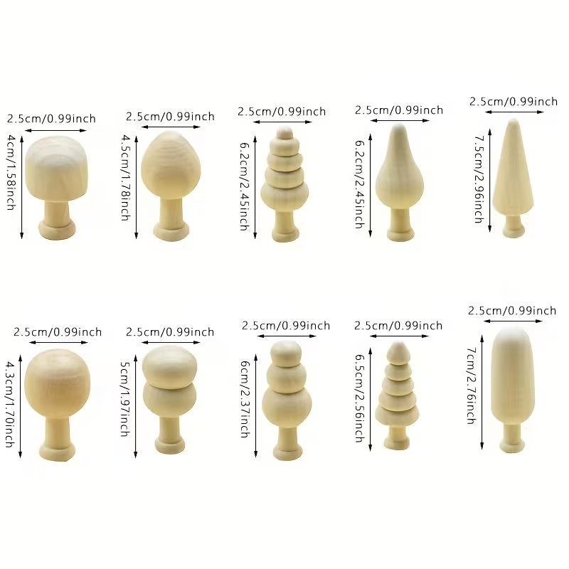 Wooden Tree Set
