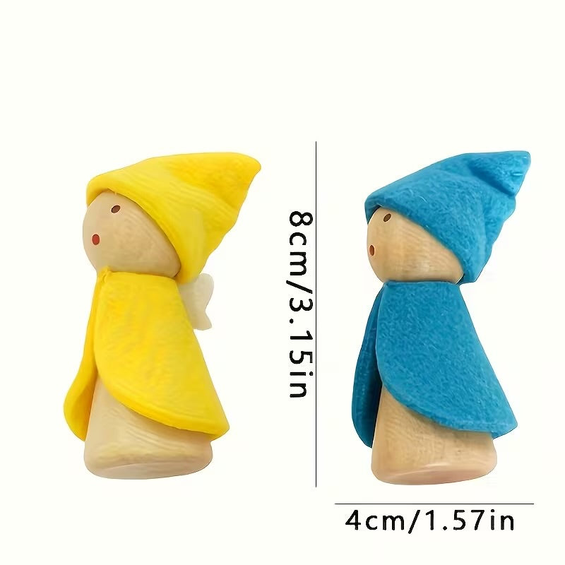 Wooden Gnomes/Elves Set
