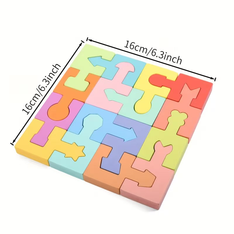 Wooden Geometric Puzzle