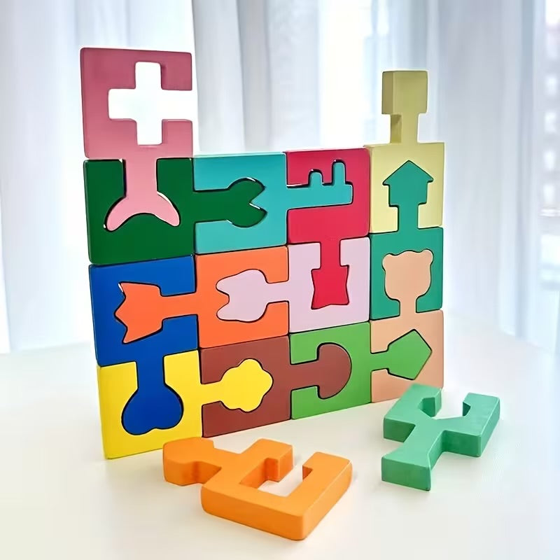 Wooden Geometric Puzzle