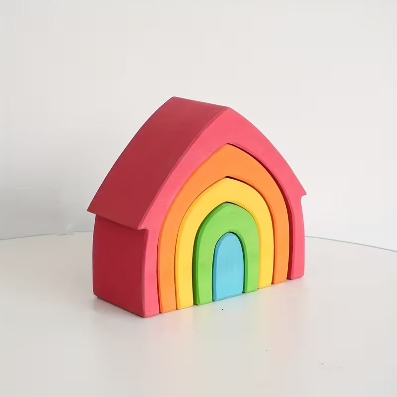 Rainbow House Stacker