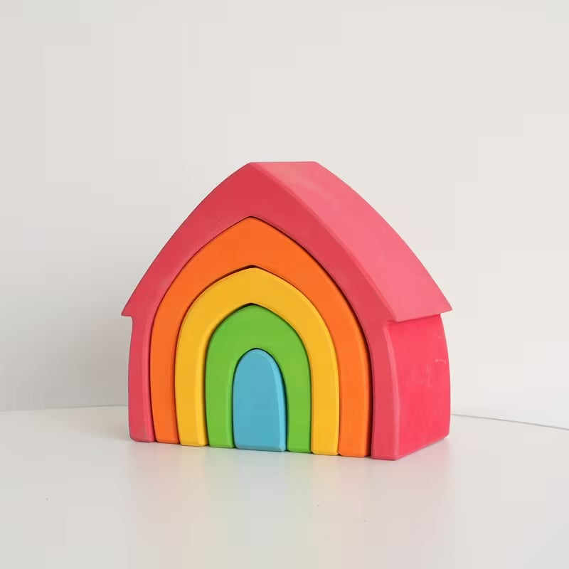 Rainbow House Stacker