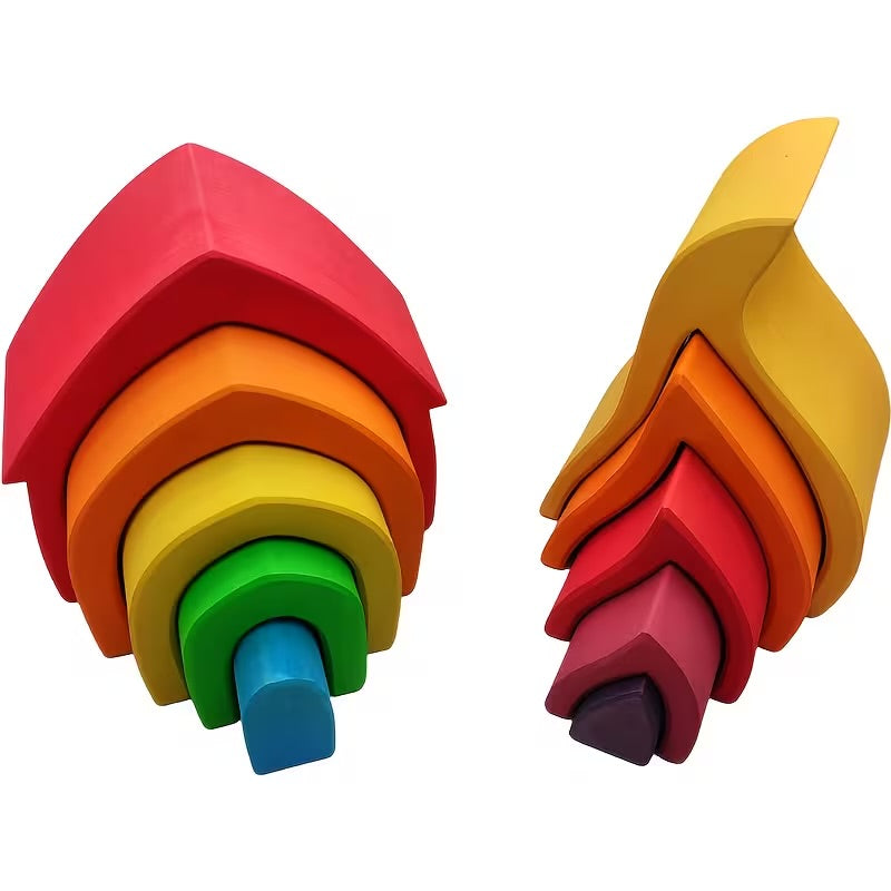 Rainbow Flame Stacker