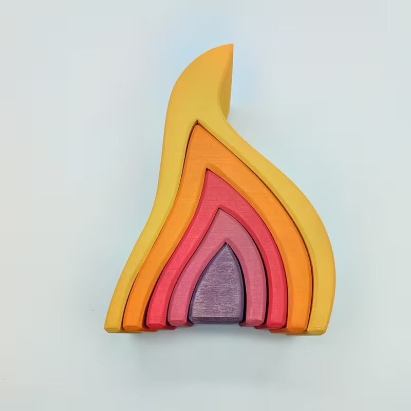 Rainbow Flame Stacker