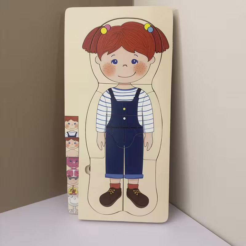 Girls Human Anatomy Puzzle