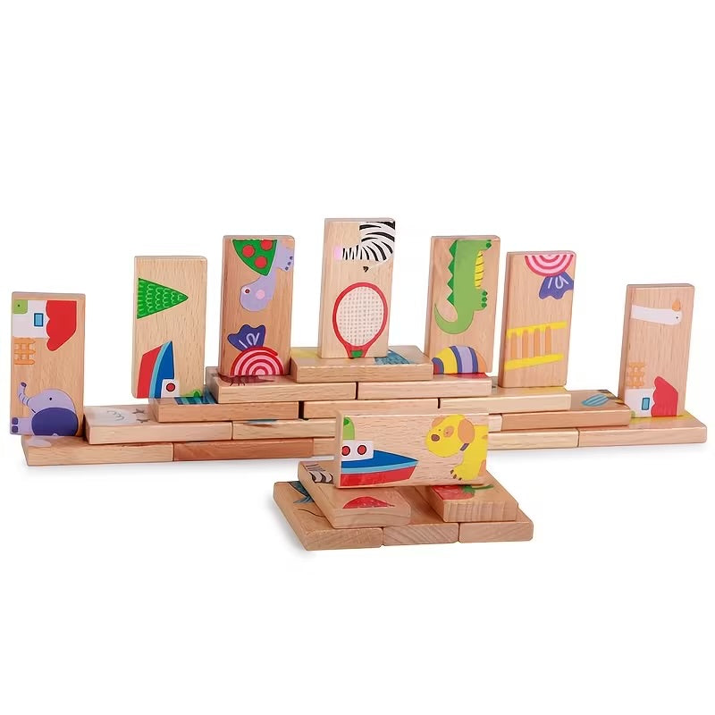 Painted Domino Set