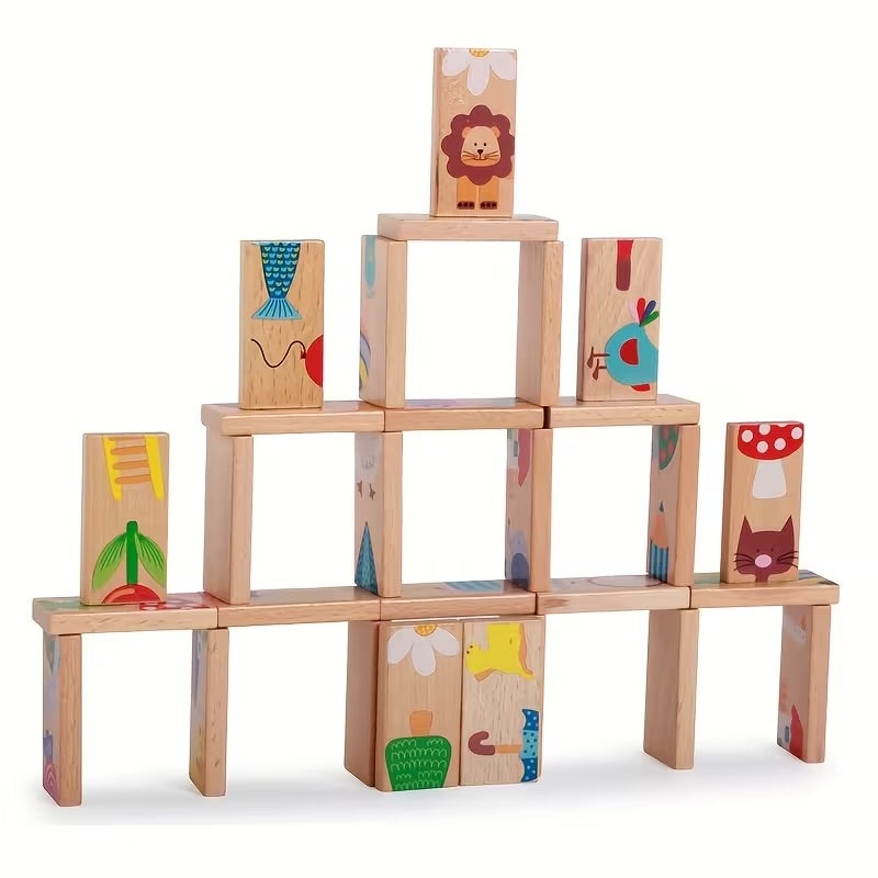 Painted Domino Set