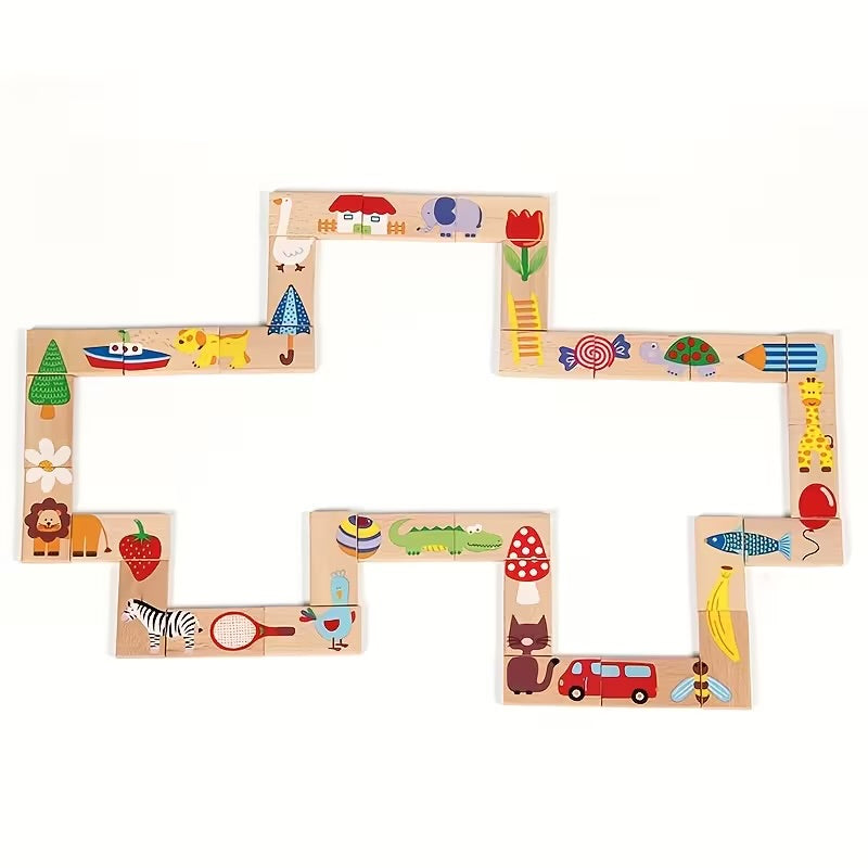 Painted Domino Set