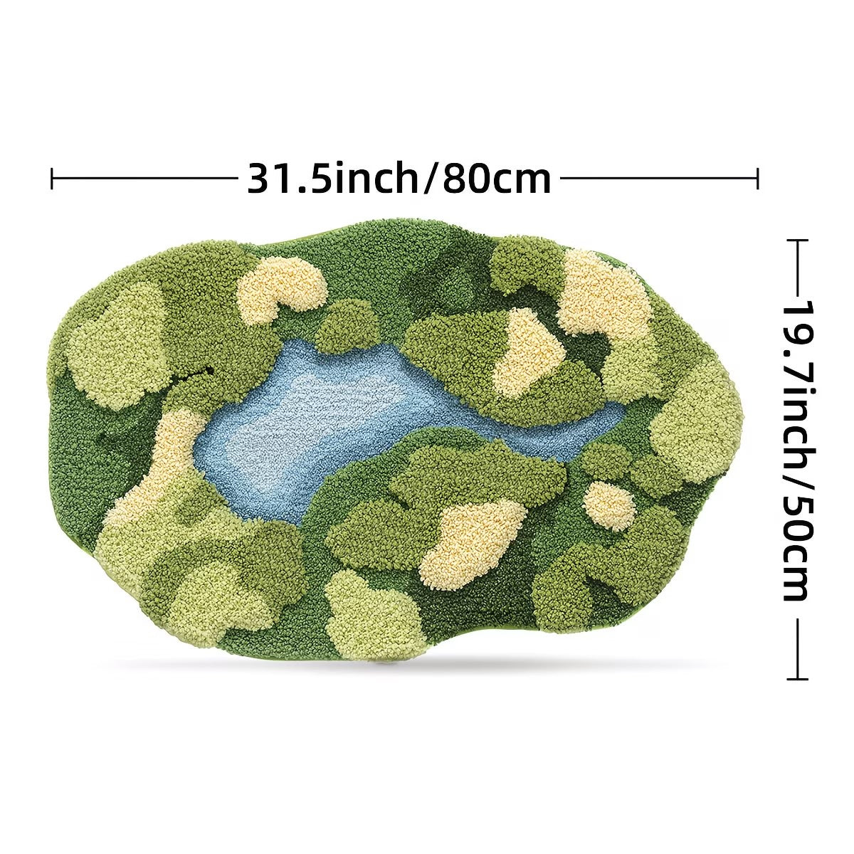 Green and Blue Landscape Playmat