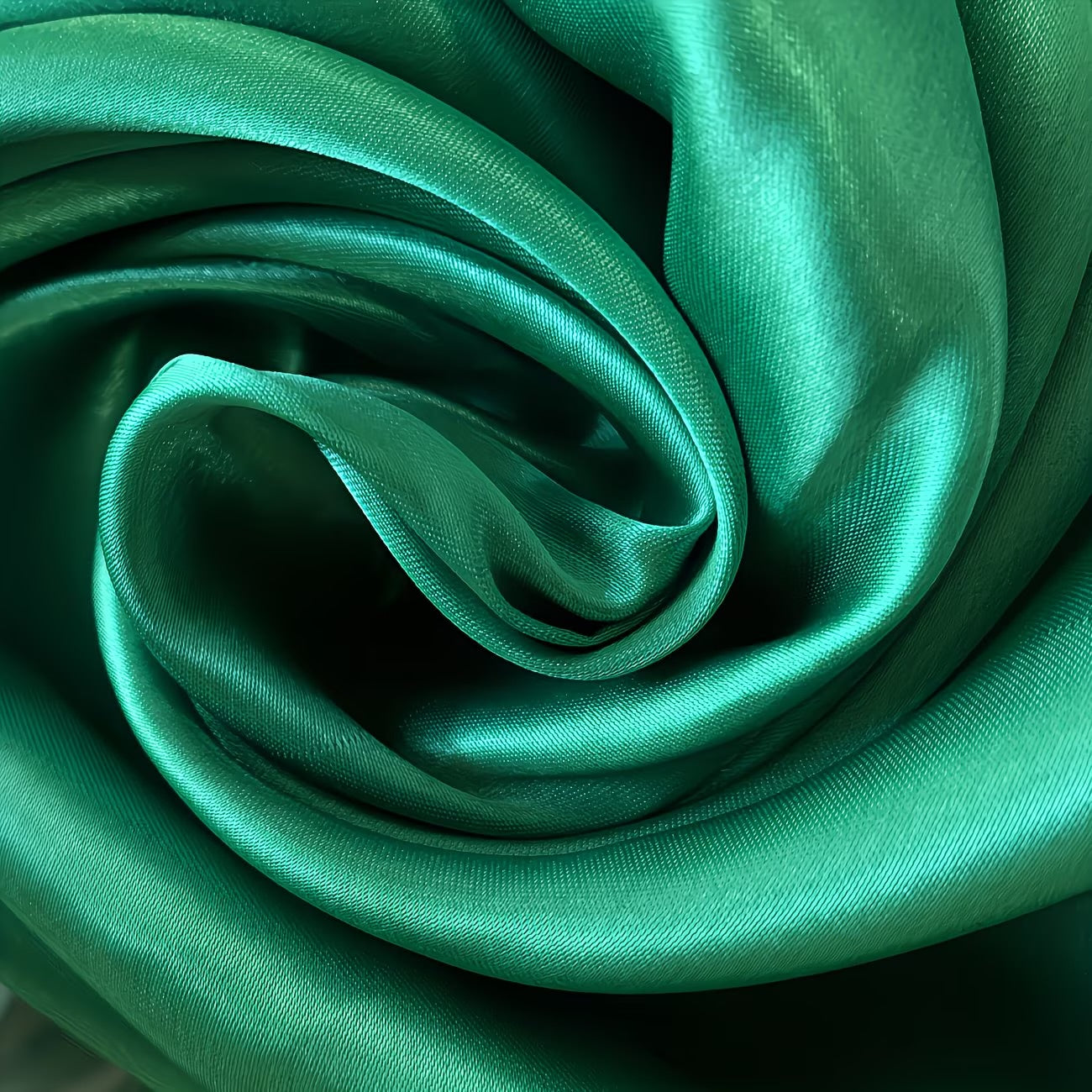 Green Satin Playscarf