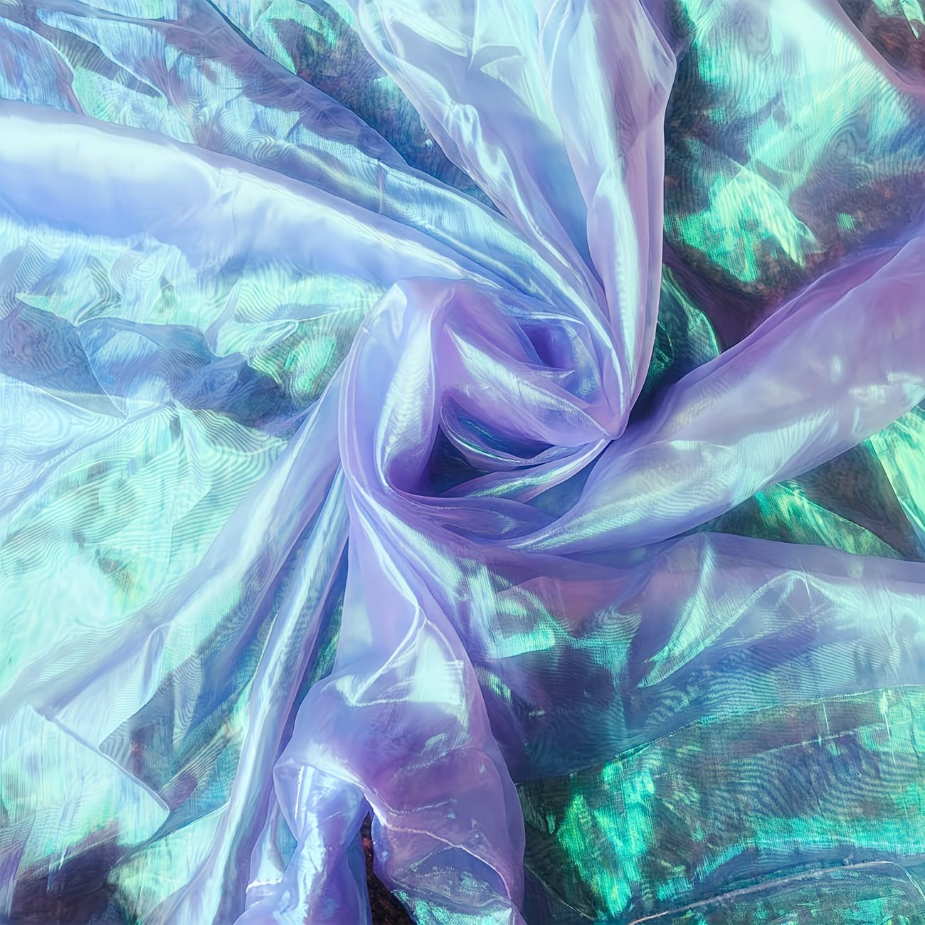 Purple Iridescent Play Scarf