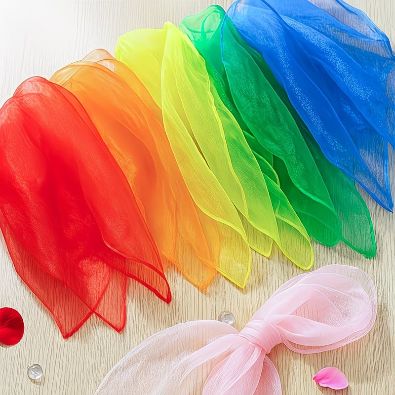 Colourful Play Scarves x 7