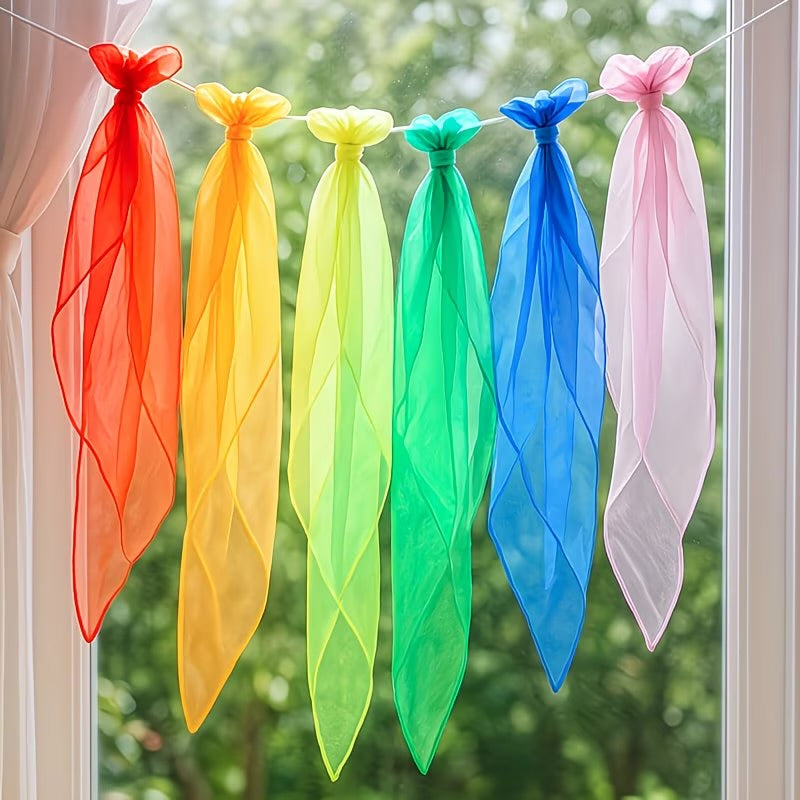 Colourful Play Scarves x 7